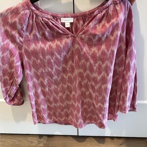 Chic Boho Pure Jill Patterned Pink Women's Blouse